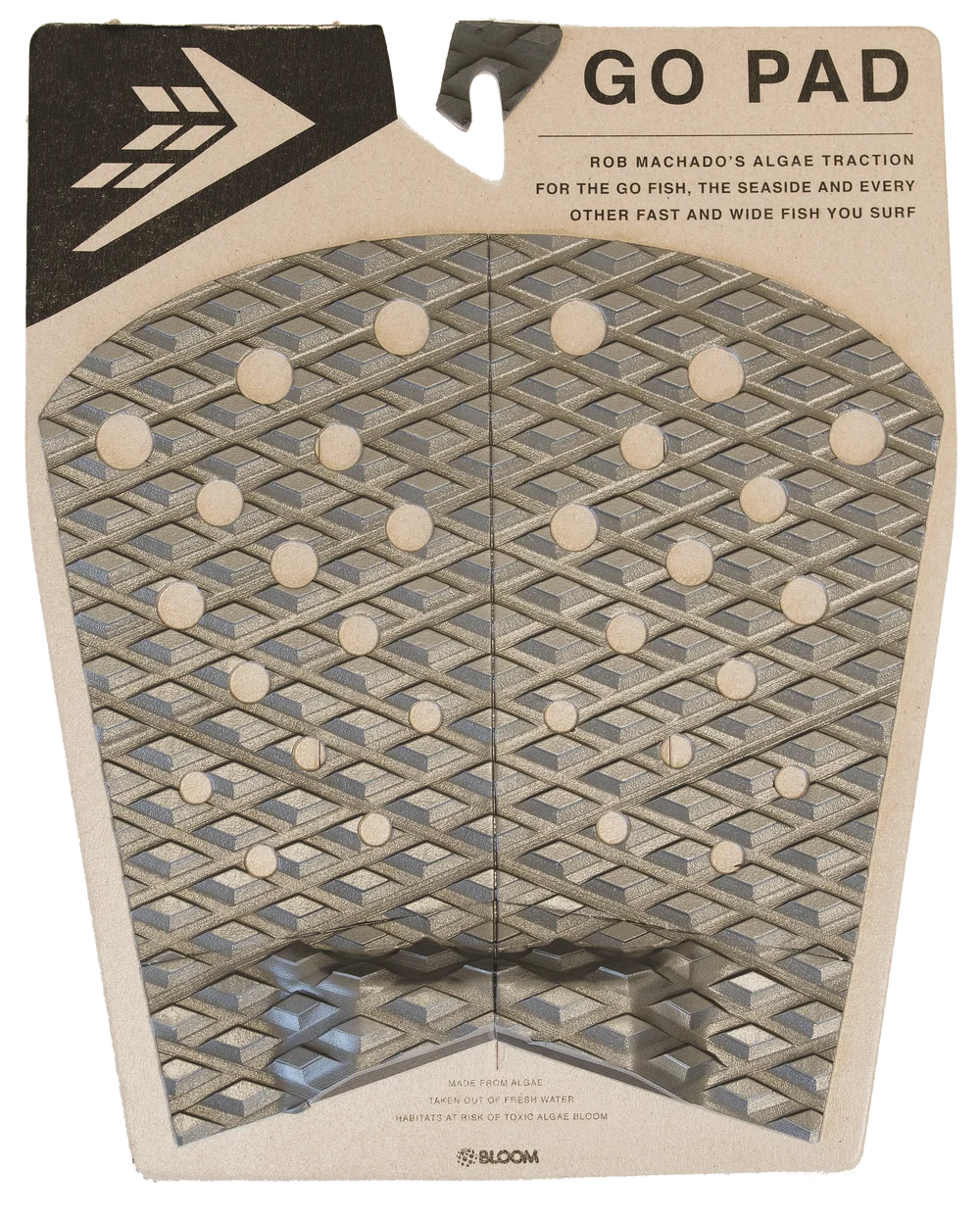 FIREWIRE GO PAD - (FISH) - CHARCOAL/BLACK