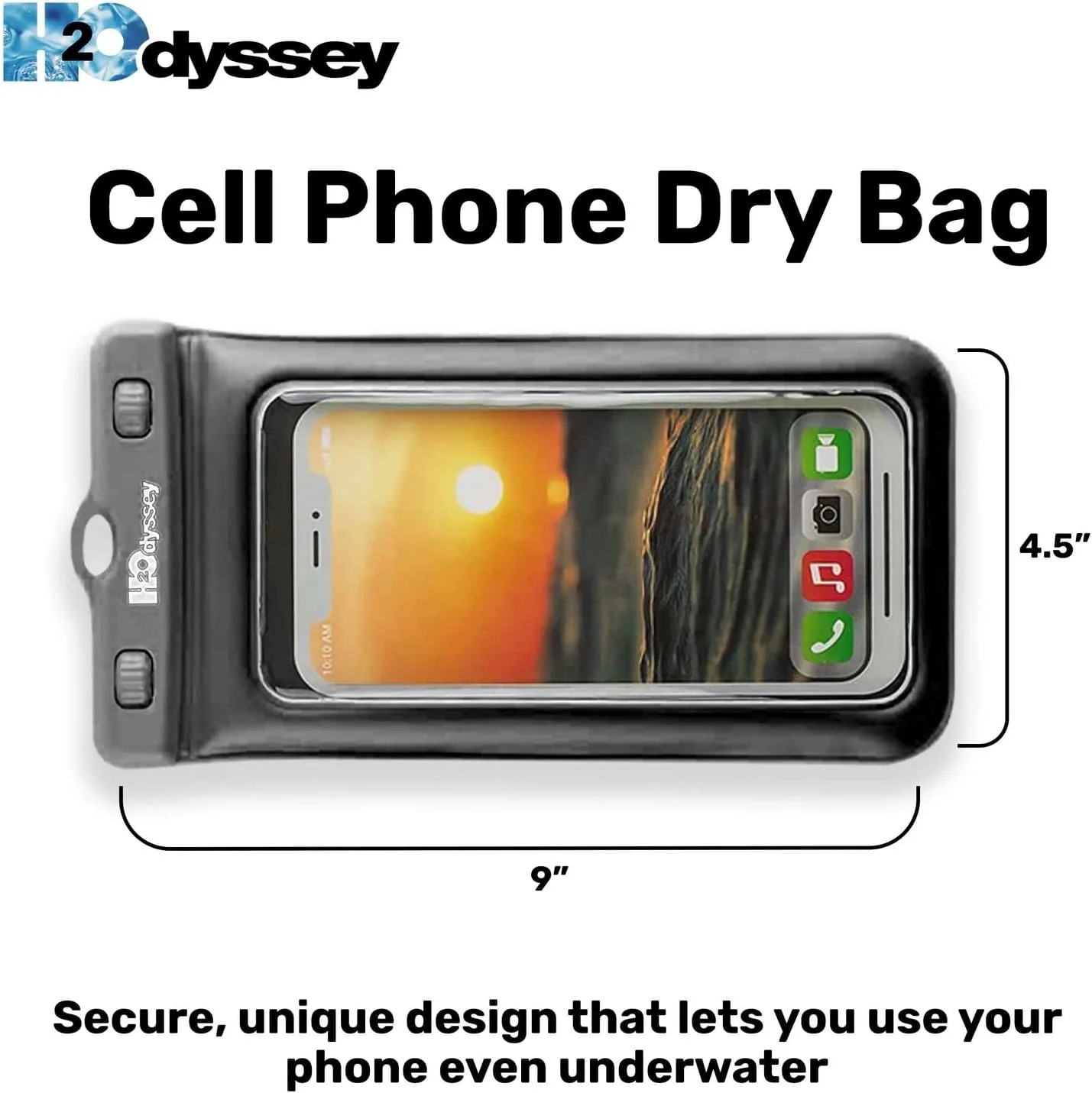 H2ODYSSEY FLOATING PHONE POUCH - BLACK - Image 4