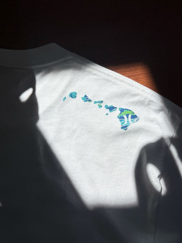 HURLEY HAWAII FILL TEE - WHITE (100) - Image 2