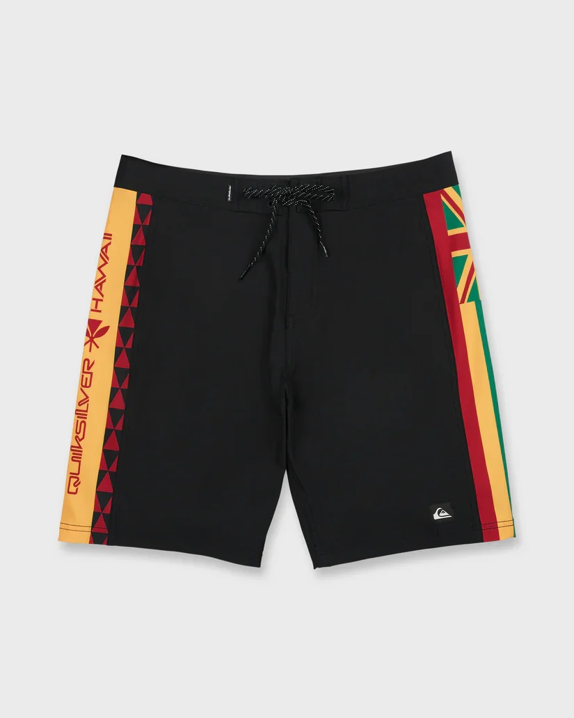 QUIKSILVER HAWAII TRADES 20" BOARDSHORT - BLACK - Image 5