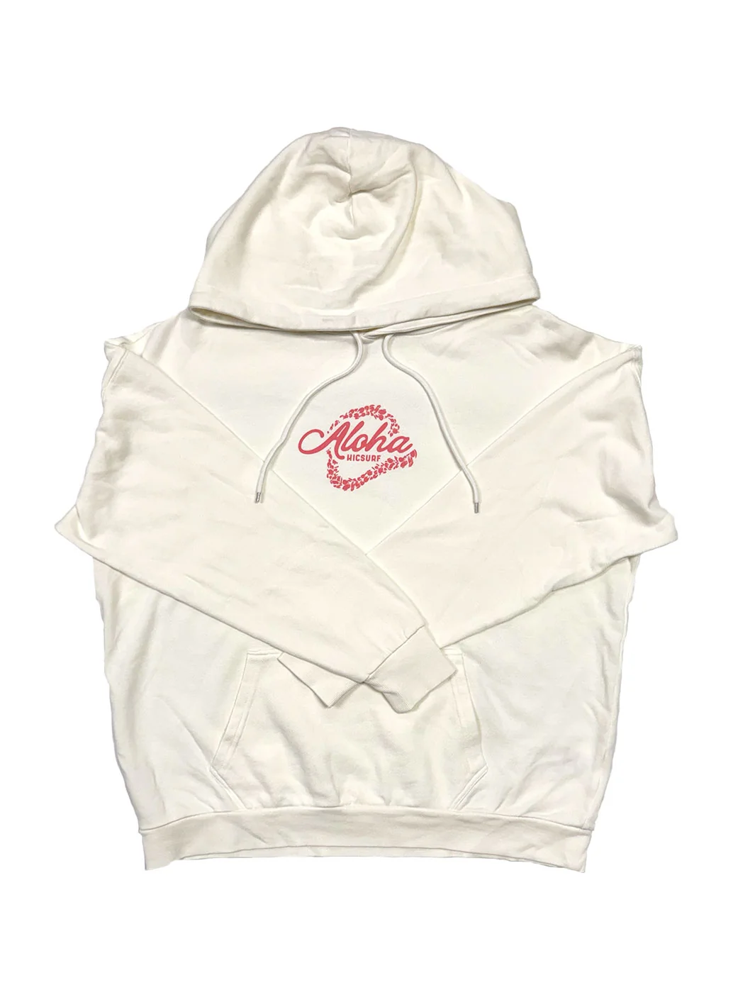 HIC LEI ALOHA HOODIE - SEA SALT WHITE