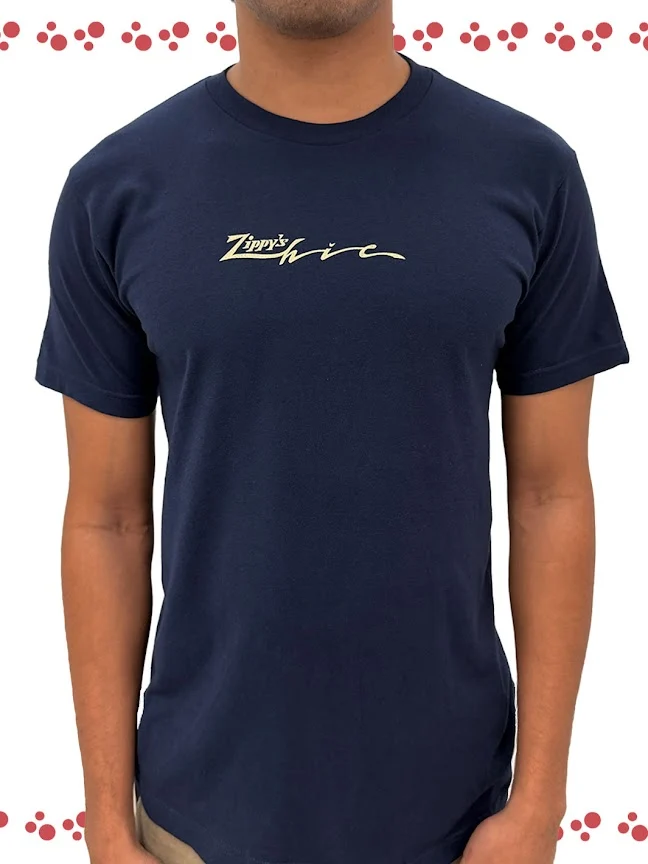 HIC X ZIPPY'S COLLAB TEE - NAVY - Image 3