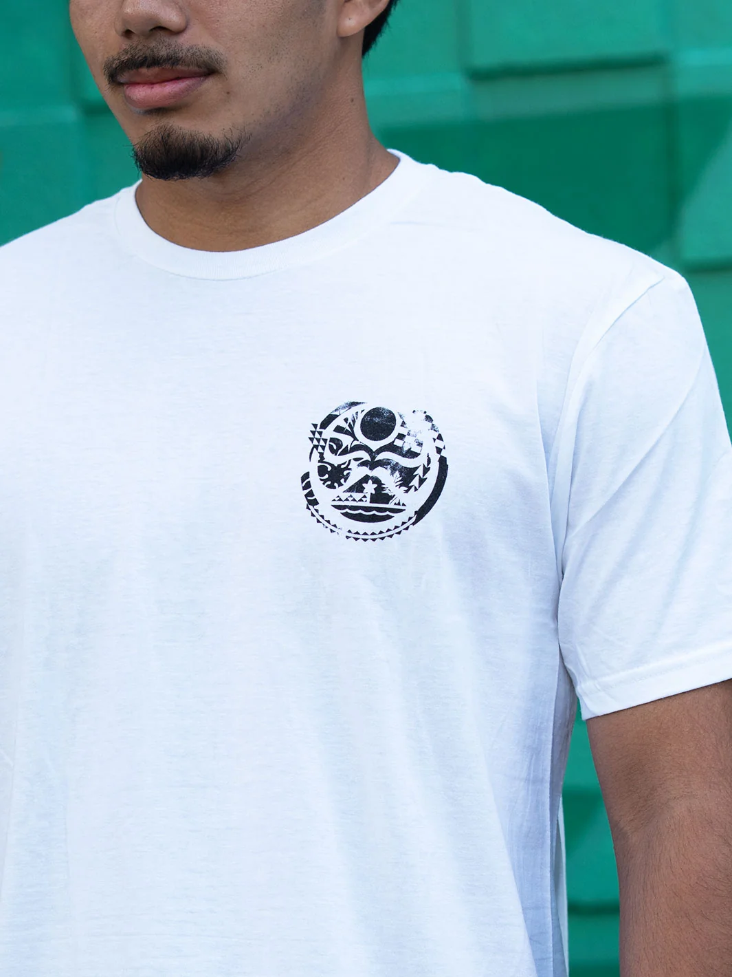 HIC IKAIKA DOT BIG BRADDAH TEE - WHITE - Image 2