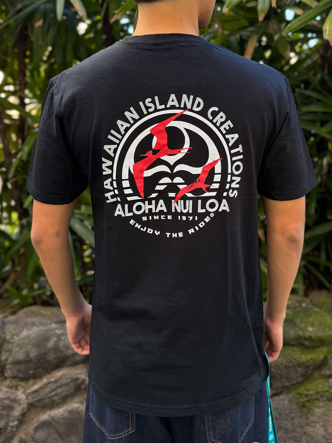 HIC IWA STAMP TEE - BLACK