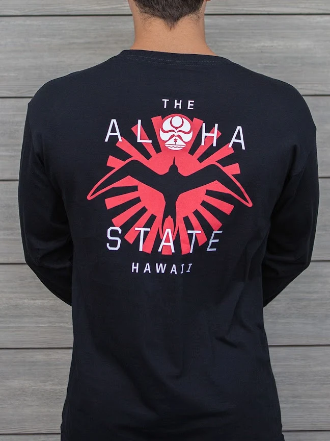 HIC IWA SUN BURST LONG SLEEVE - BLACK