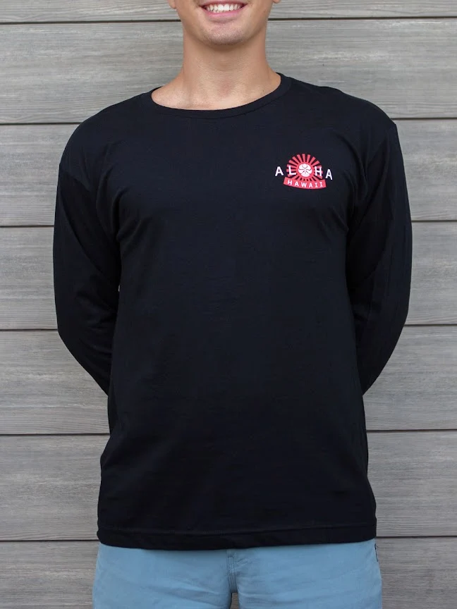 HIC IWA SUN BURST LONG SLEEVE - BLACK - Image 2