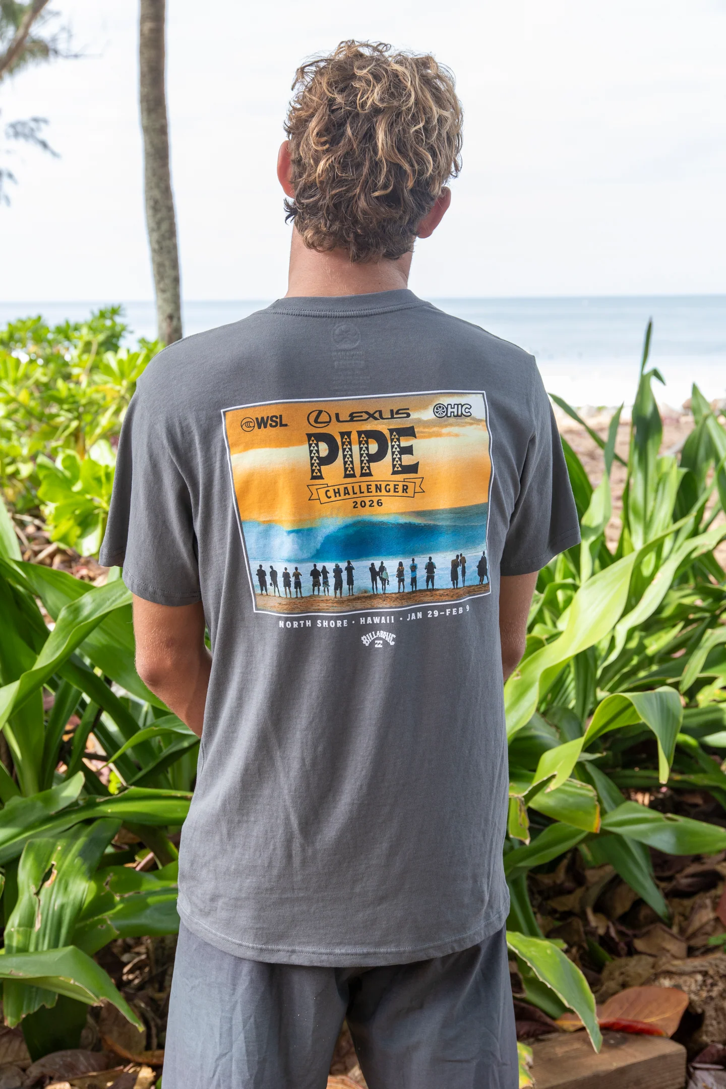 LEXUS PIPE CHALLENGER 2026 BIG BRADDAH TEE - CHARCOAL - Image 2