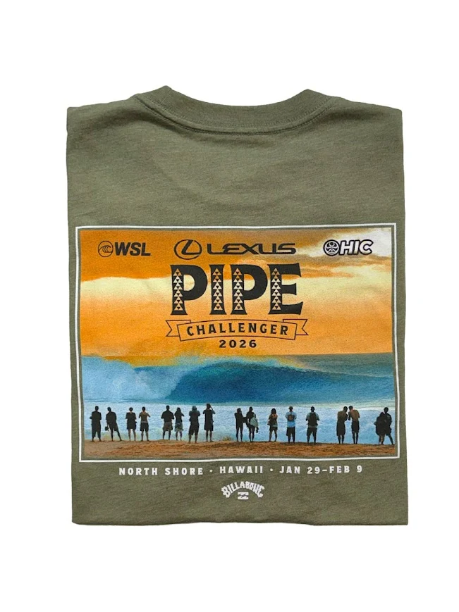 LEXUS PIPE CHALLENGER 2026 BIG BRADDAH TEE - MILITARY HEATHER