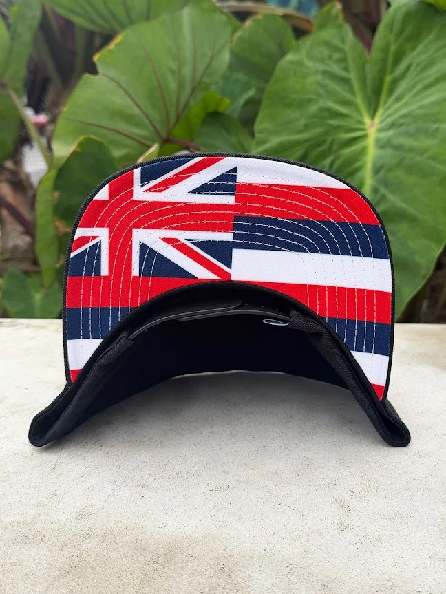 HURLEY HAWAII SNAPBACK HAT - BLACK (022) - Image 2