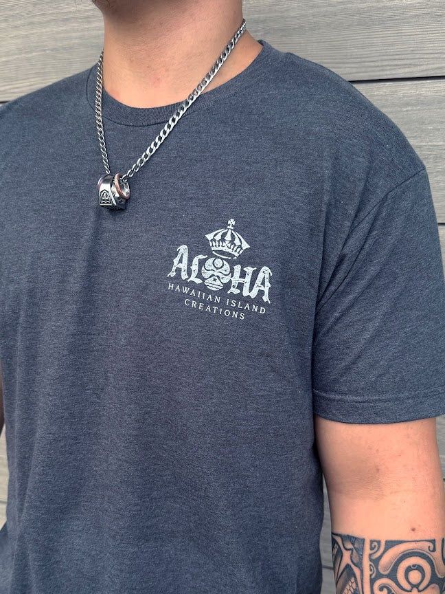 HIC PROTECT THE CREST TEE - CHARCOAL HEATHER - Image 2