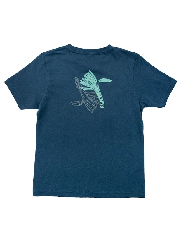 HIC TUBEROSE GIRLS TEE - INDIGO - Image 3