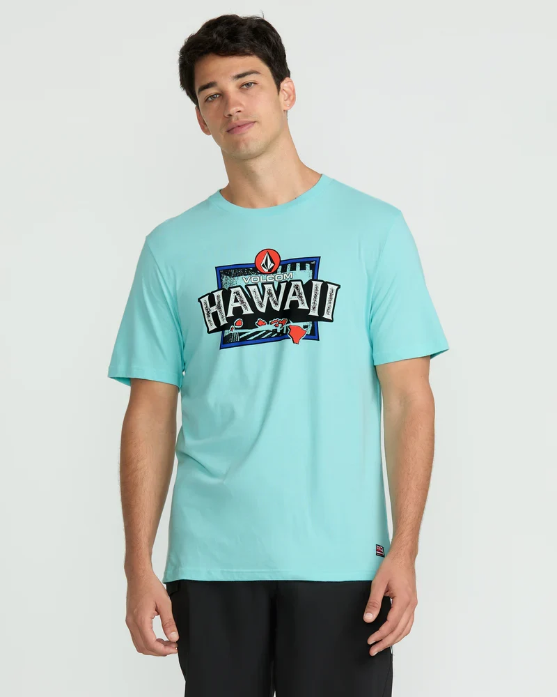 VOLCOM HIGHWAY TEE - POOLSIDE BLUE (PSD)